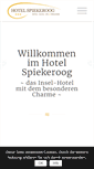 Mobile Screenshot of hotelspiekeroog.de